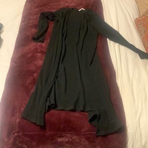 Black long cardigan